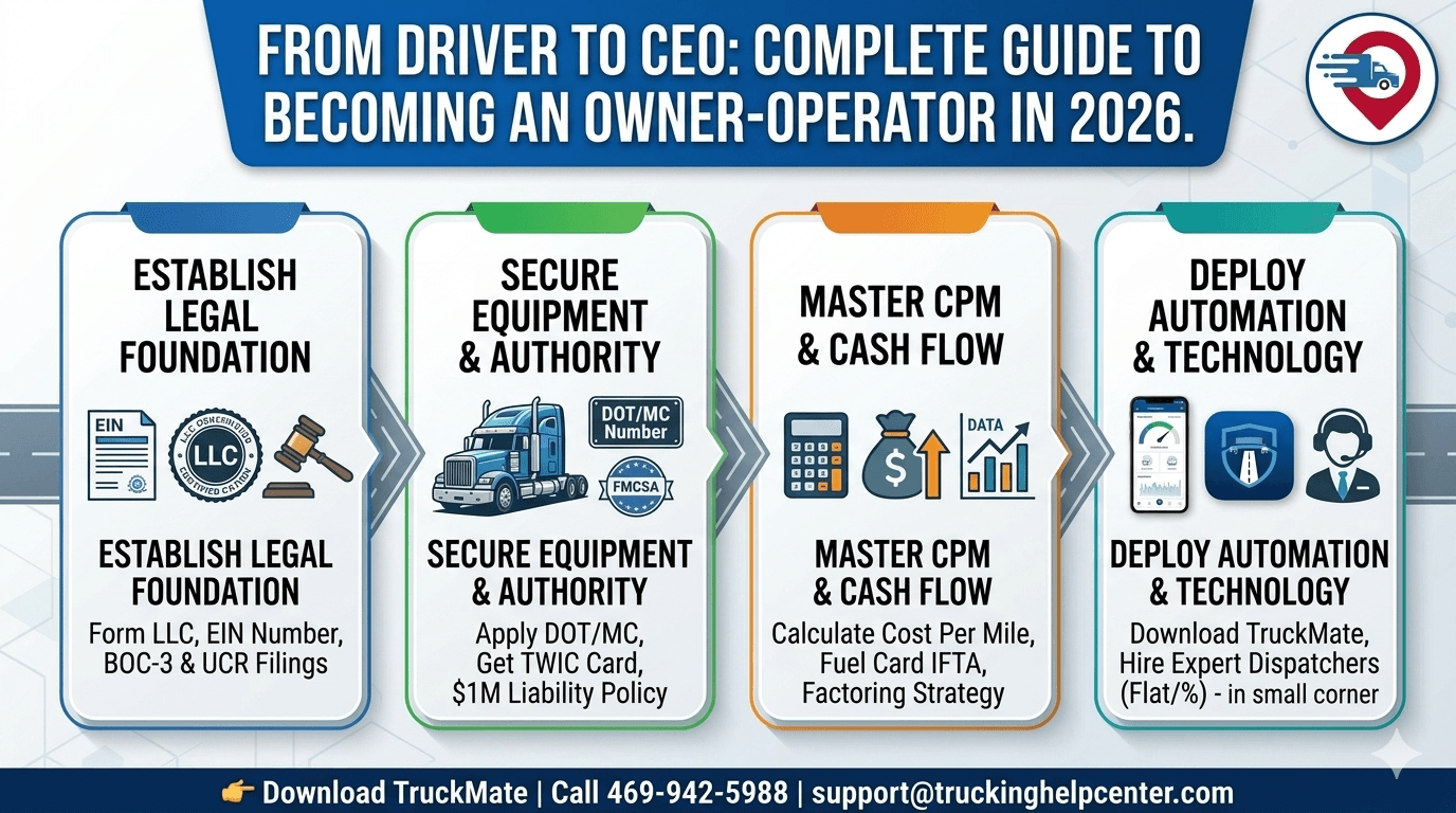 How to Become a Successful Owner-Operator in 2026: The Complete Step-by-Step Guide
