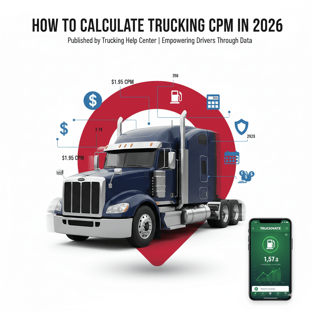How to Calculate Trucking CPM in 2026 (Cost Per Mile Guide for Owner Operators)