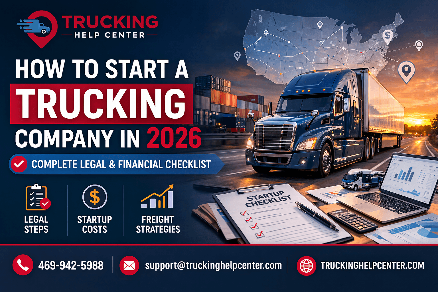 How to Start a Trucking Company in 2026 (Full Guide)